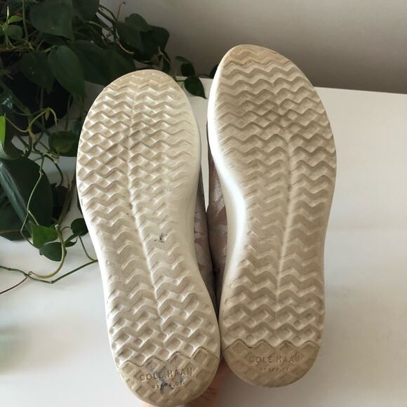 Cole Haan Camo Metallic Leather Sneakers - Picture 5 of 6